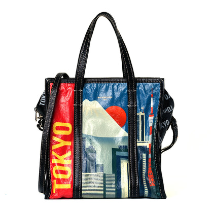 Balenciaga Agneau Arena Tokyo Print S Bazar Shopper Tote Mulitcolor 2 of 15