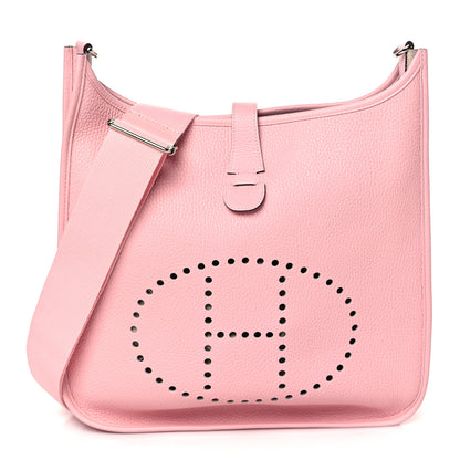 Hermes Taurillon Clemence Evelyne III GM Rose Sakura 1 of 10