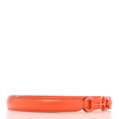 Gucci Efesto Leather Womens Horsebit 15/23mm Belt 80 32 Orange 2 of 5