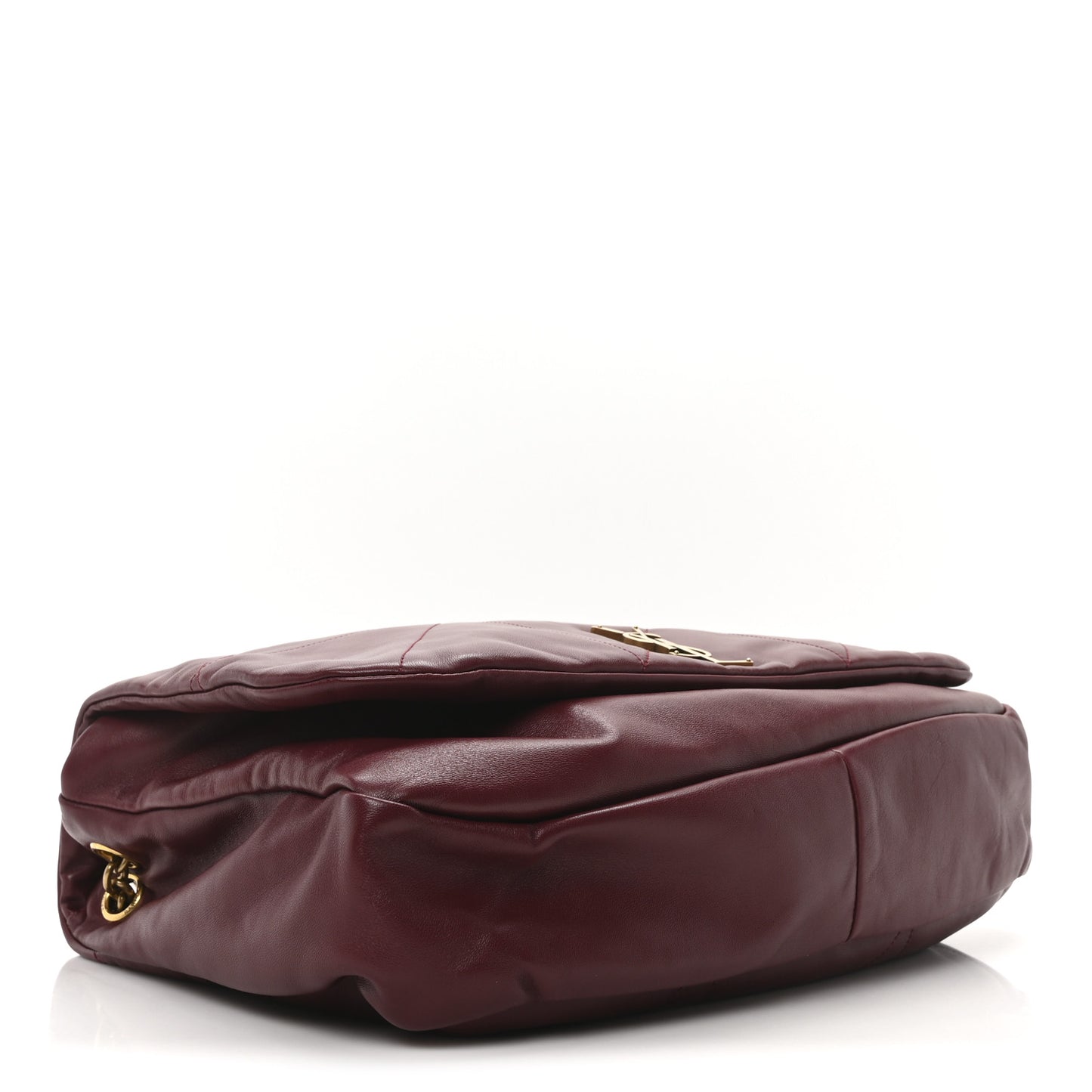 Lambskin Matelasse Monogram Large Jamie 4.3 New Dark Bordeaux