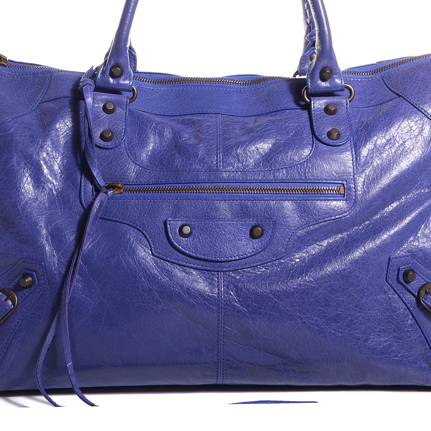 Balenciaga Agneau Classic Hardware Work Bleu Lavande 7 of 12