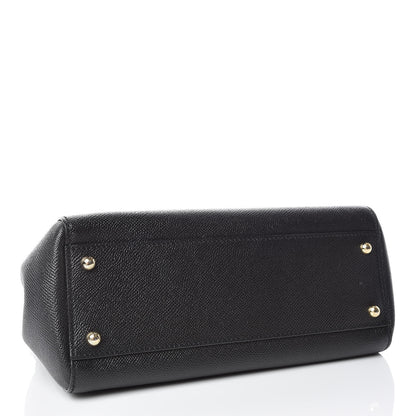 Dolce & Gabbana Dauphine Medium Miss Sicily Satchel Black 6 of 12