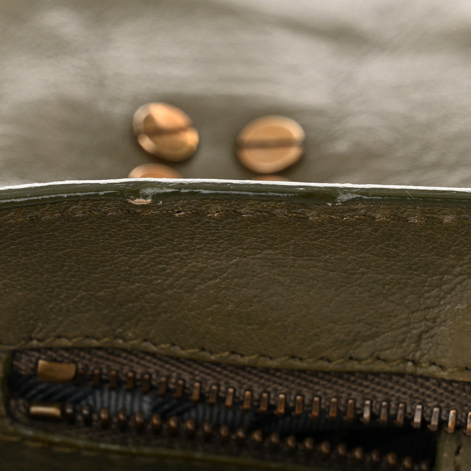 Proenza Schouler Lambskin Tiny PS1 Satchel Dark Olive 16 of 17