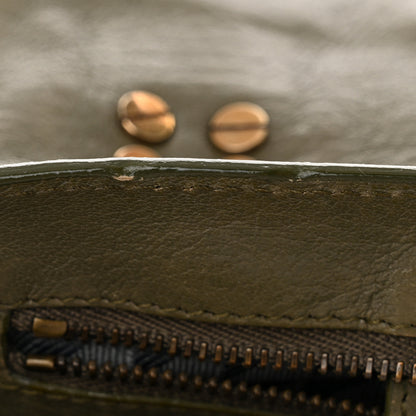 Proenza Schouler Lambskin Tiny PS1 Satchel Dark Olive 16 of 17