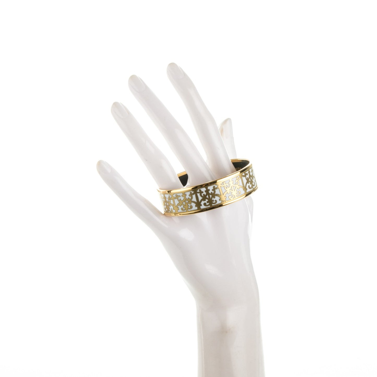 Enamel Printed Wide Balcons du Guadalquivir Bracelet 62 Gold