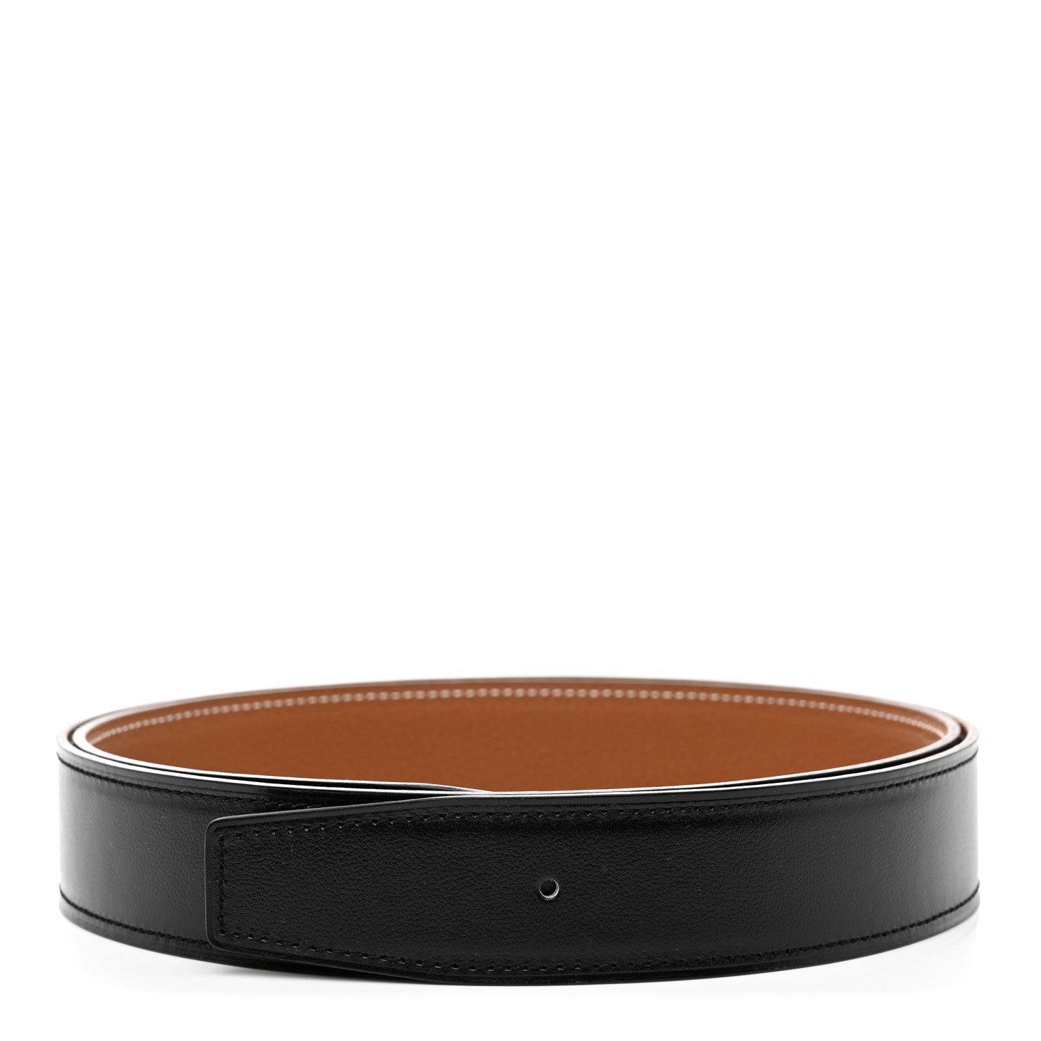 Hermes Box Togo 32mm Belt Strap 95 38 Black Gold 1 of 6