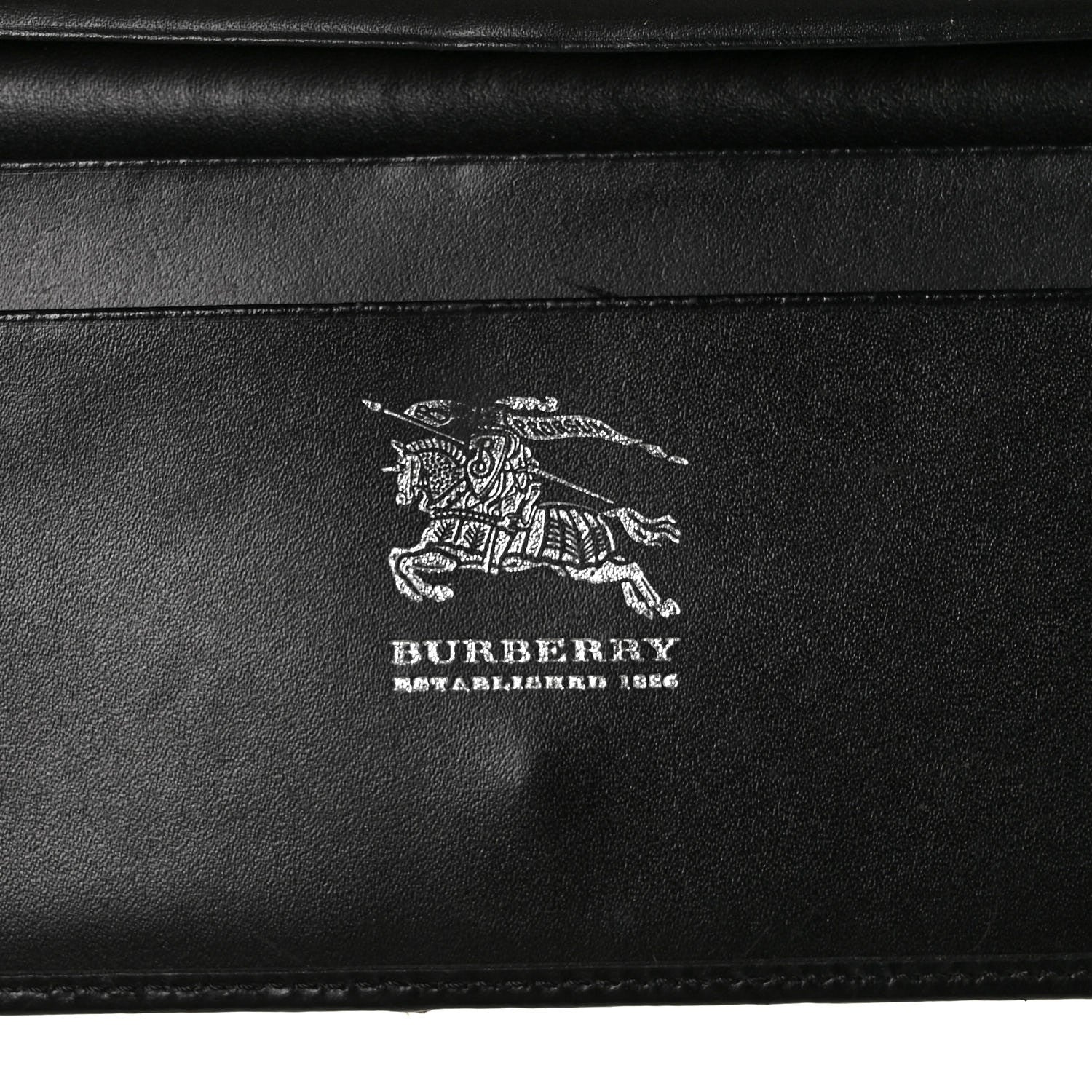 Burberry House Check Continental Wallet Black 6 of 11