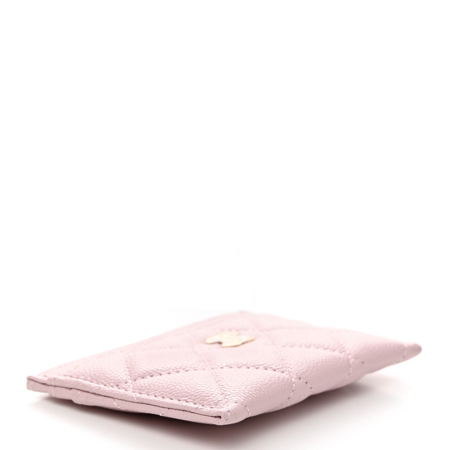 Chanel Caviar Quilted Card Holder Light Pink 4 of 9