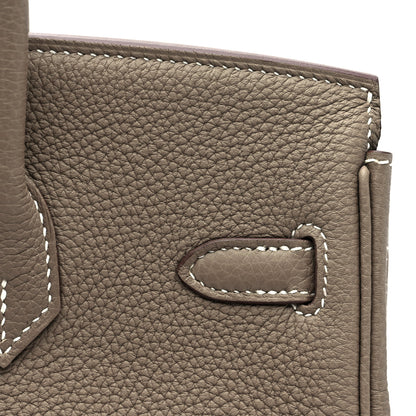 Hermes Togo Birkin 25 Etoupe 8 of 33