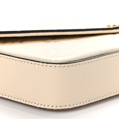 Louis Vuitton LOUIS VUITTON Empreinte Pochette Felicie Chain Wallet Cream 9 of 10