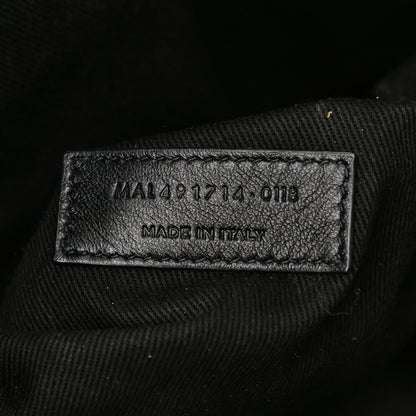 Saint Laurent Grained Calfskin Medium Souple Sac De Jour Duffle Black 7 of 9
