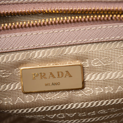 Prada Saffiano Small Galleria Double Zip Tote Cammeo 7 of 12