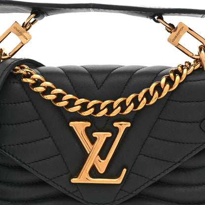 Louis Vuitton Calfskin New Wave Chain PM Black 7 of 9