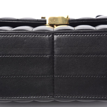 Saint Laurent Lambskin Matelasse Monogram Medium Vicky Chain Bag Black 12 of 15