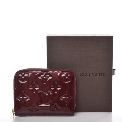 Louis Vuitton Vernis Zippy Coin Purse Wallet Rouge Fauviste 6 of 8