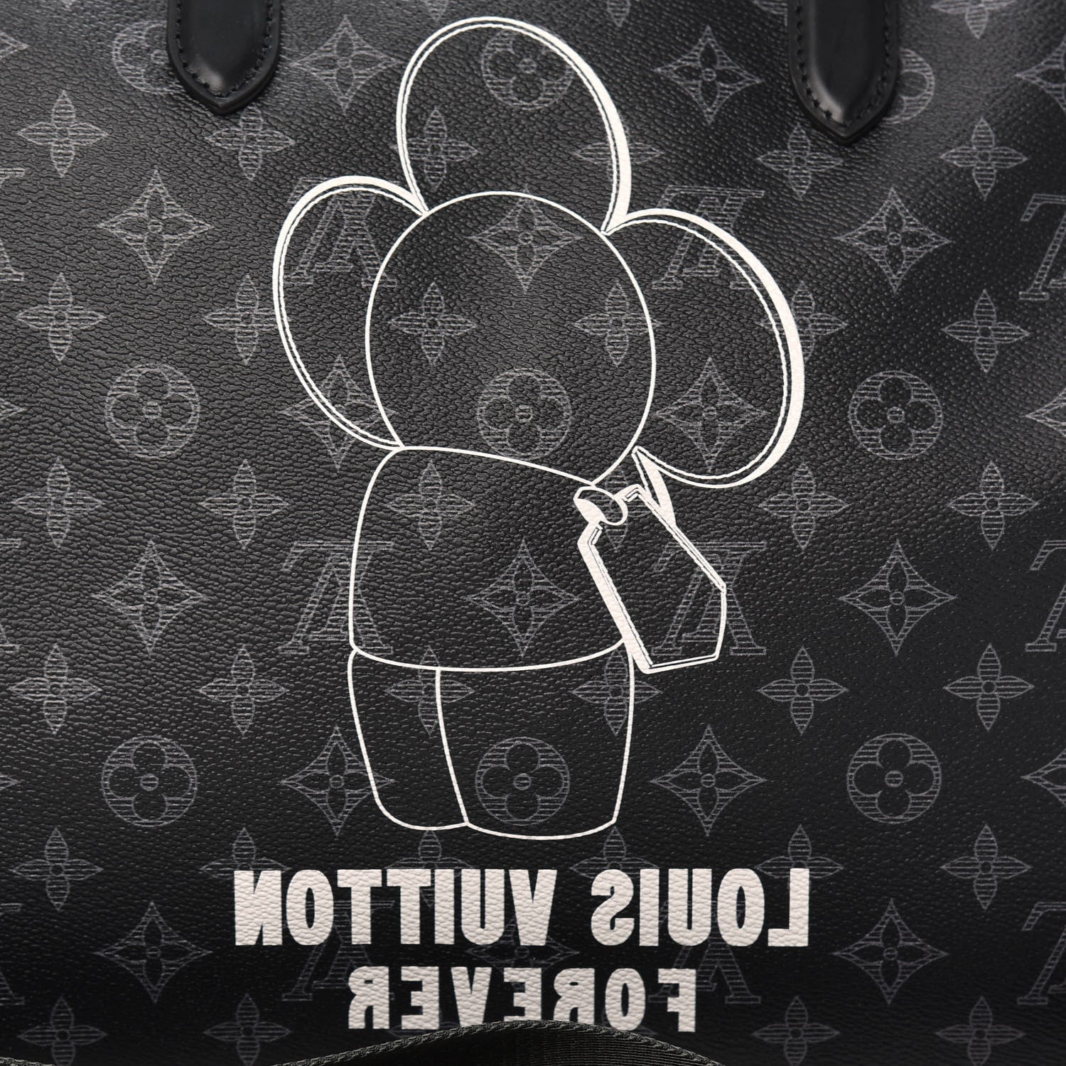 Louis Vuitton Monogram Eclipse Vivienne Keepall Bandouliere 50 9 of 10