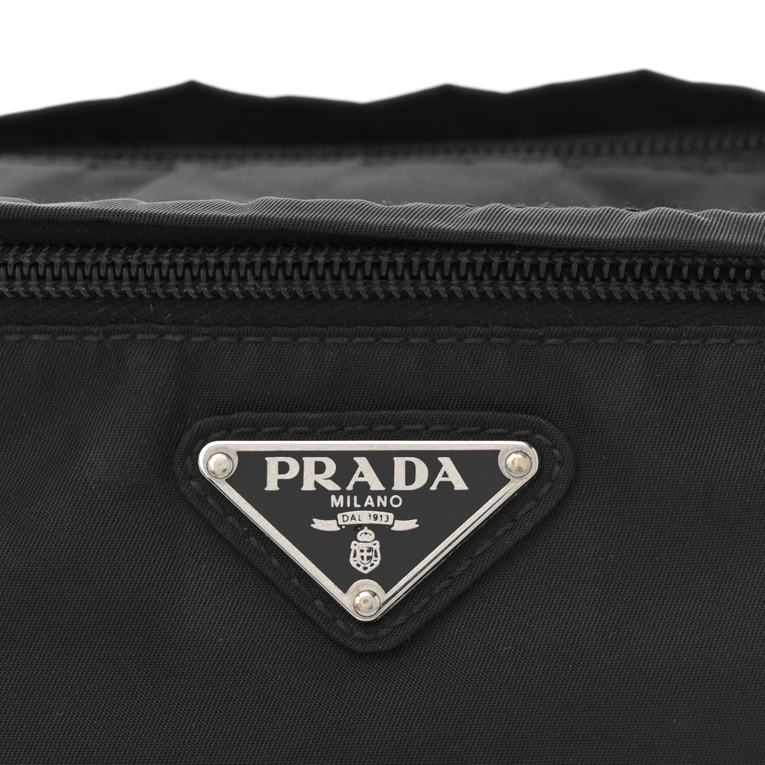 Prada Tessuto Nylon Montagna Belt Bag Black 13 of 21