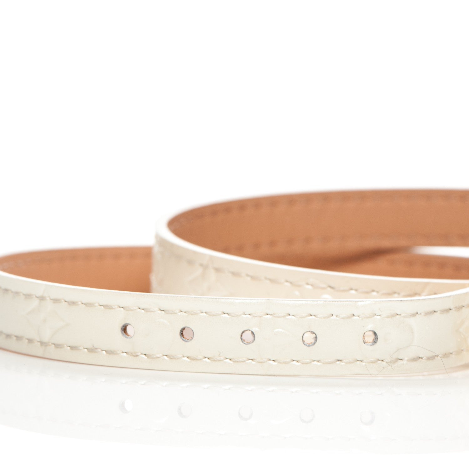 Louis Vuitton Vernis Triple Tour Bracelet Perle 5 of 7