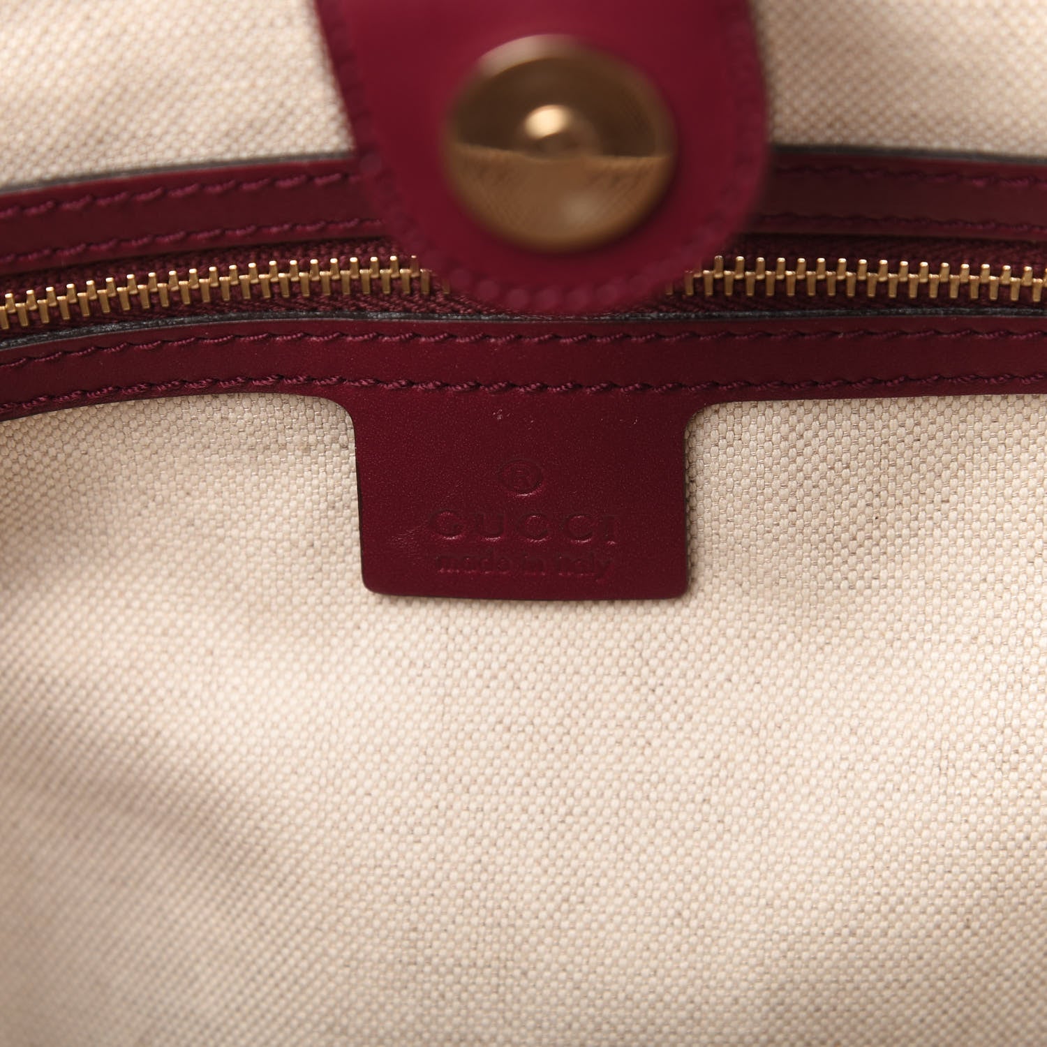 Gucci Monogram Web Medium Mayfair Tote Cherry 8 of 10