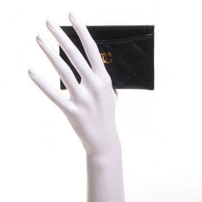Chanel Caviar Quilted Card Holder Black 2 of 7