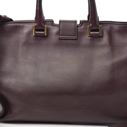 Saint Laurent Calfskin Small Classic Y Cabas Bordeaux 10 of 15