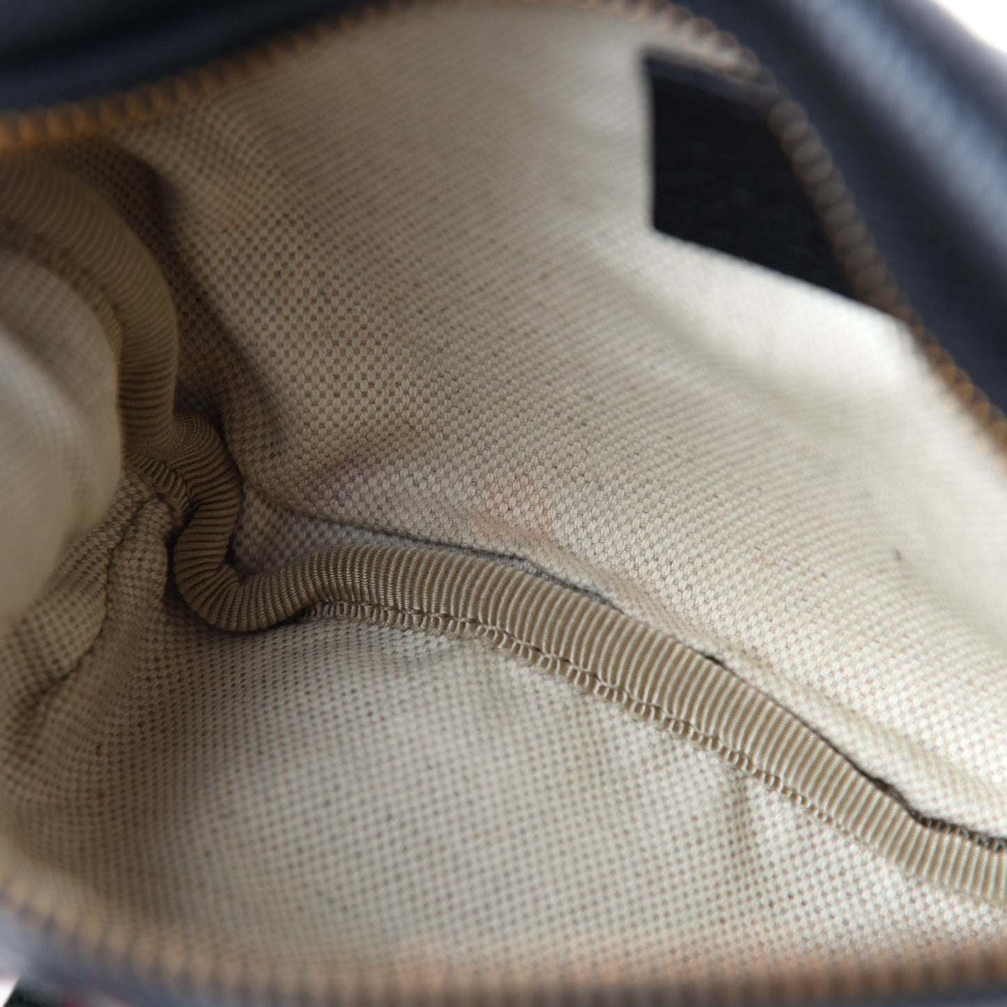 Grained Calfskin Small Logo Belt Bag Black