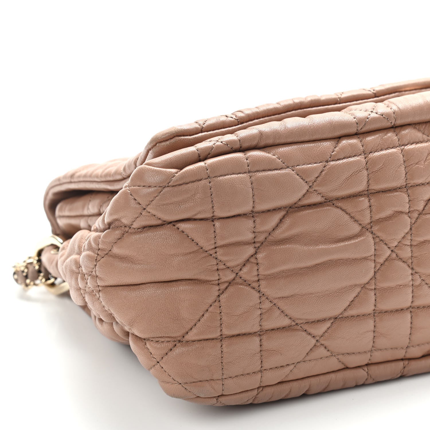 Christian Dior Lambskin Cannage Medium Delidior Flap Beige 5 of 9