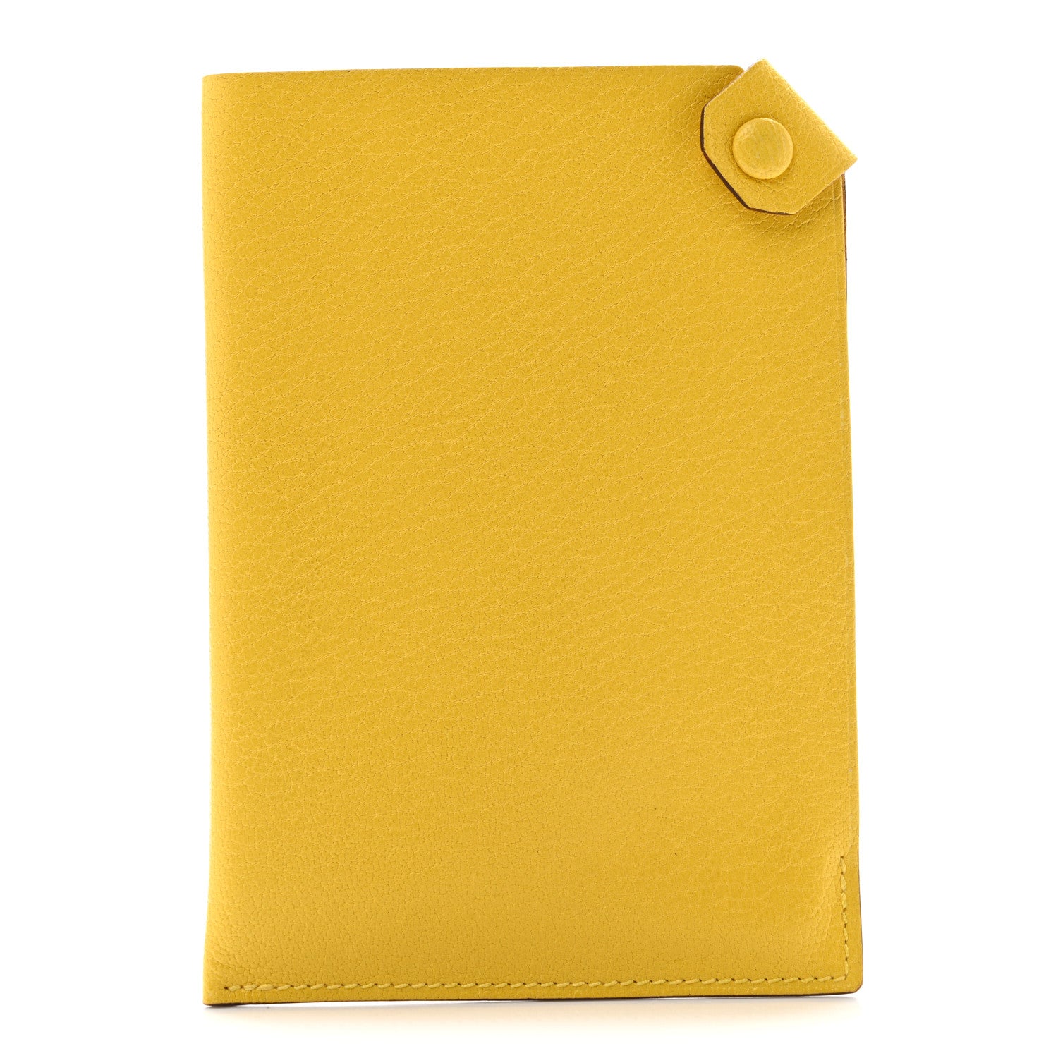 Hermes Chevre Mysore Tarmac PM Passport Holder Soleil 1 of 7