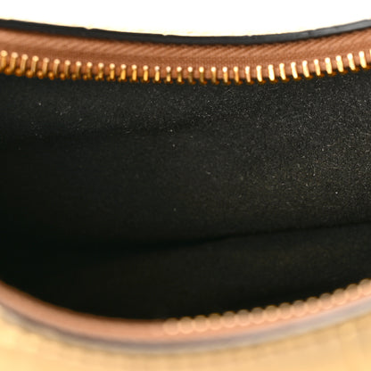 Tom Ford Metallic Calfskin Crocodile Embossed Mini Bianca Hobo Gold 14 of 15