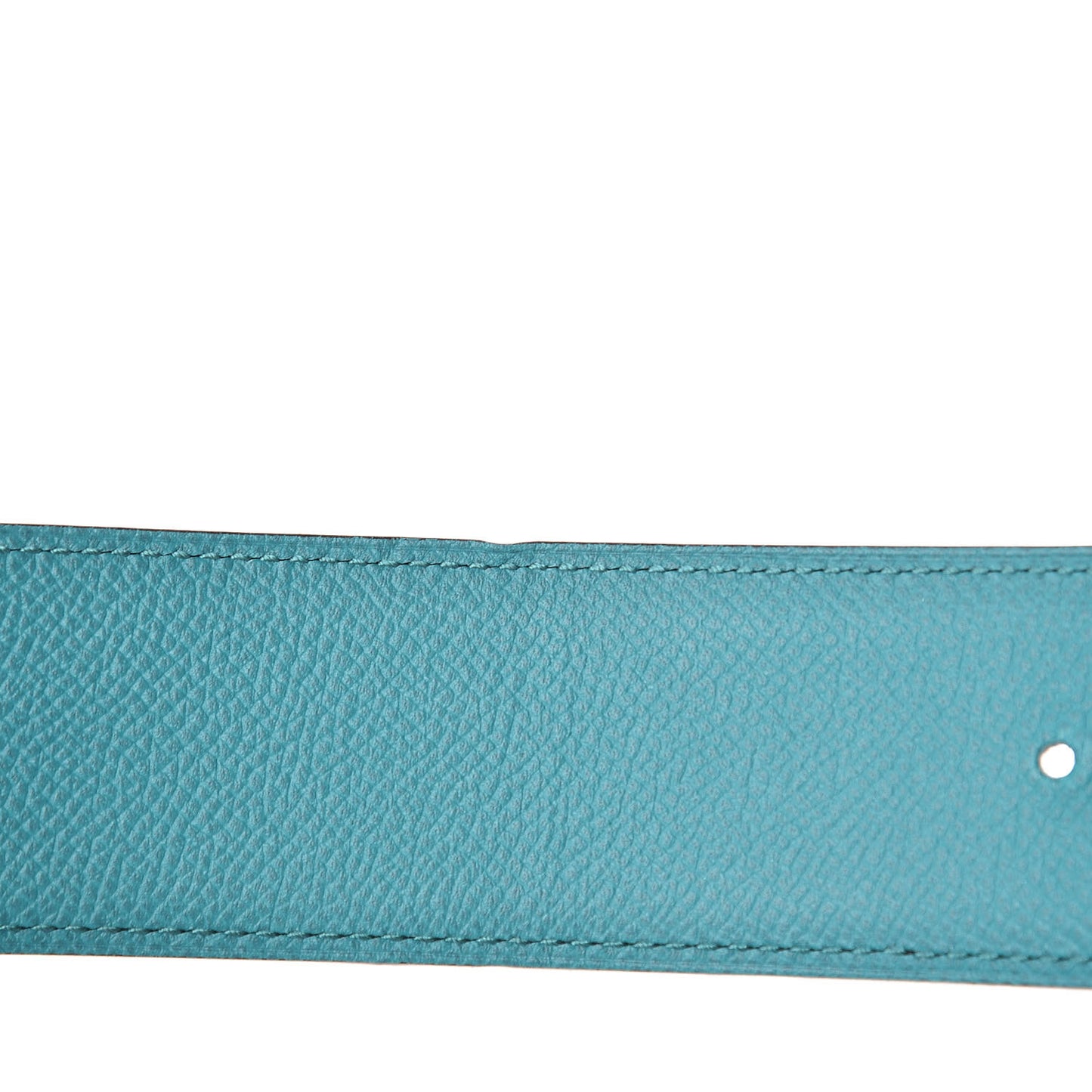 Epsom 42mm Constance H Belt 100 Bleu Paon Bleu Obscur