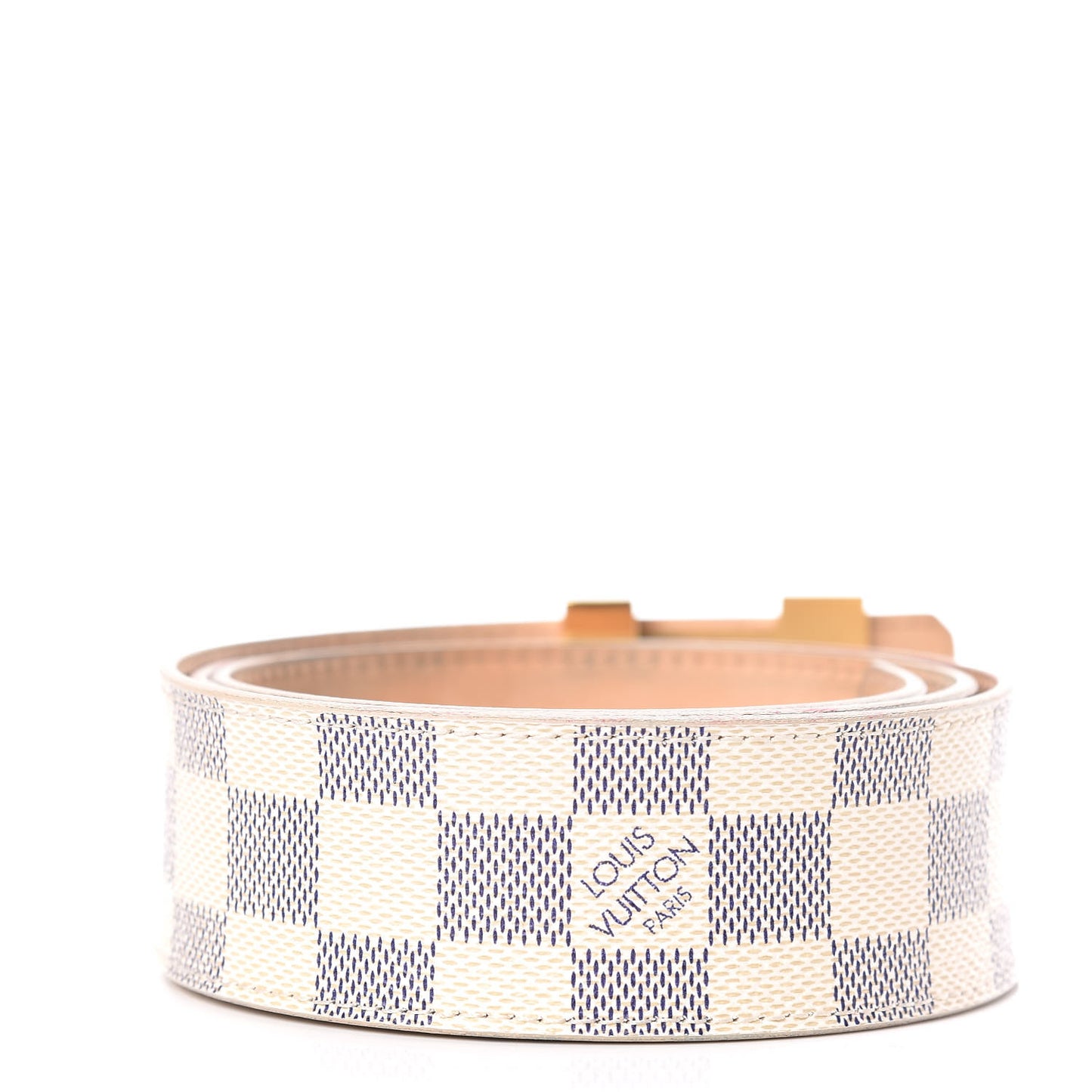 Damier Azur LV Initiales Belt 85 34