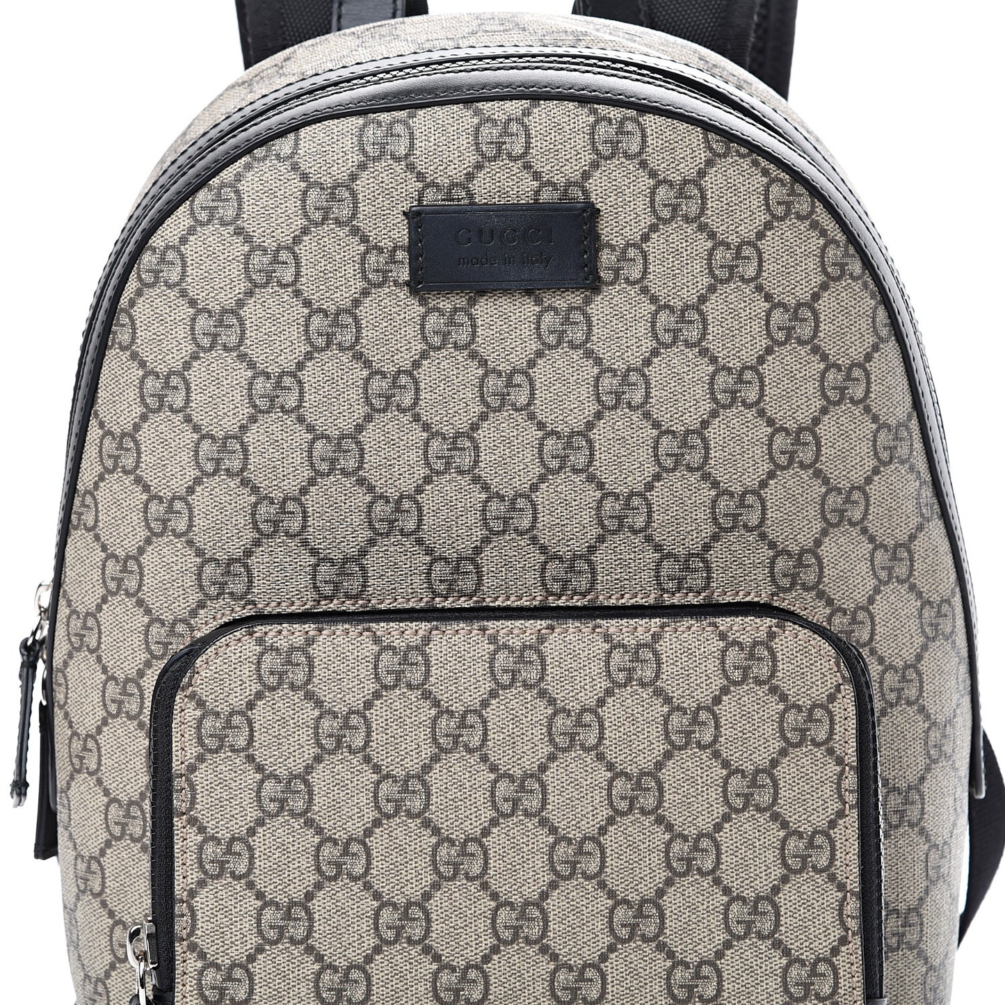 GG Supreme Monogram Small Eden Day Backpack Black