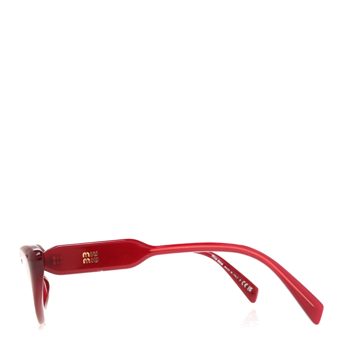 Acetate Cat Eye Sunglasses SMU B11-U Opal Burgundy