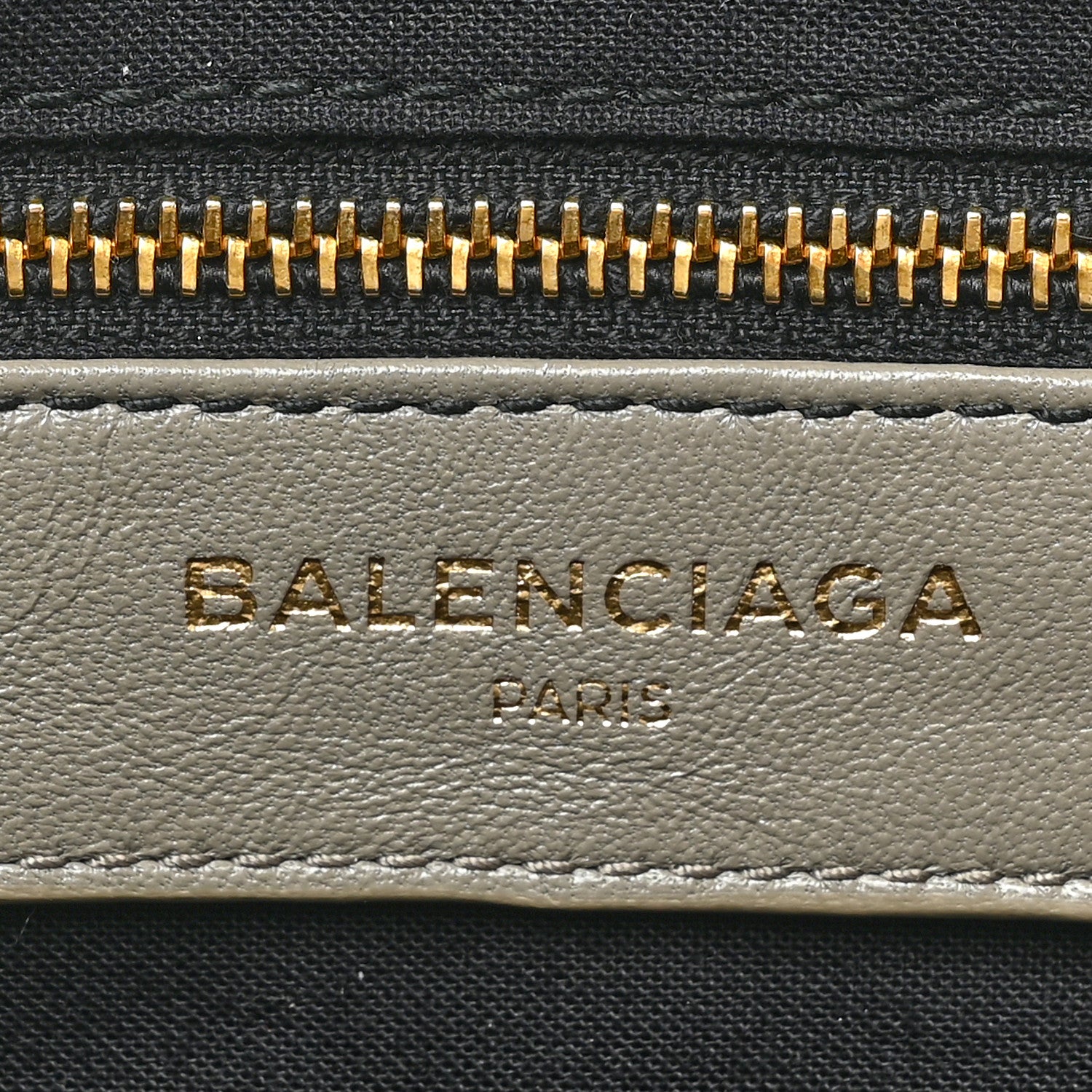 Balenciaga Chevre Gold Metallic Edge Hardware City Gris Taupe 6 of 13