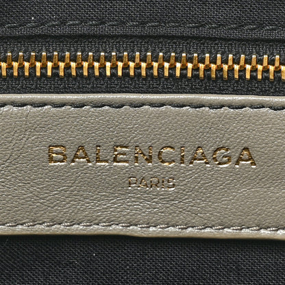 Balenciaga Chevre Gold Metallic Edge Hardware City Gris Taupe 6 of 13