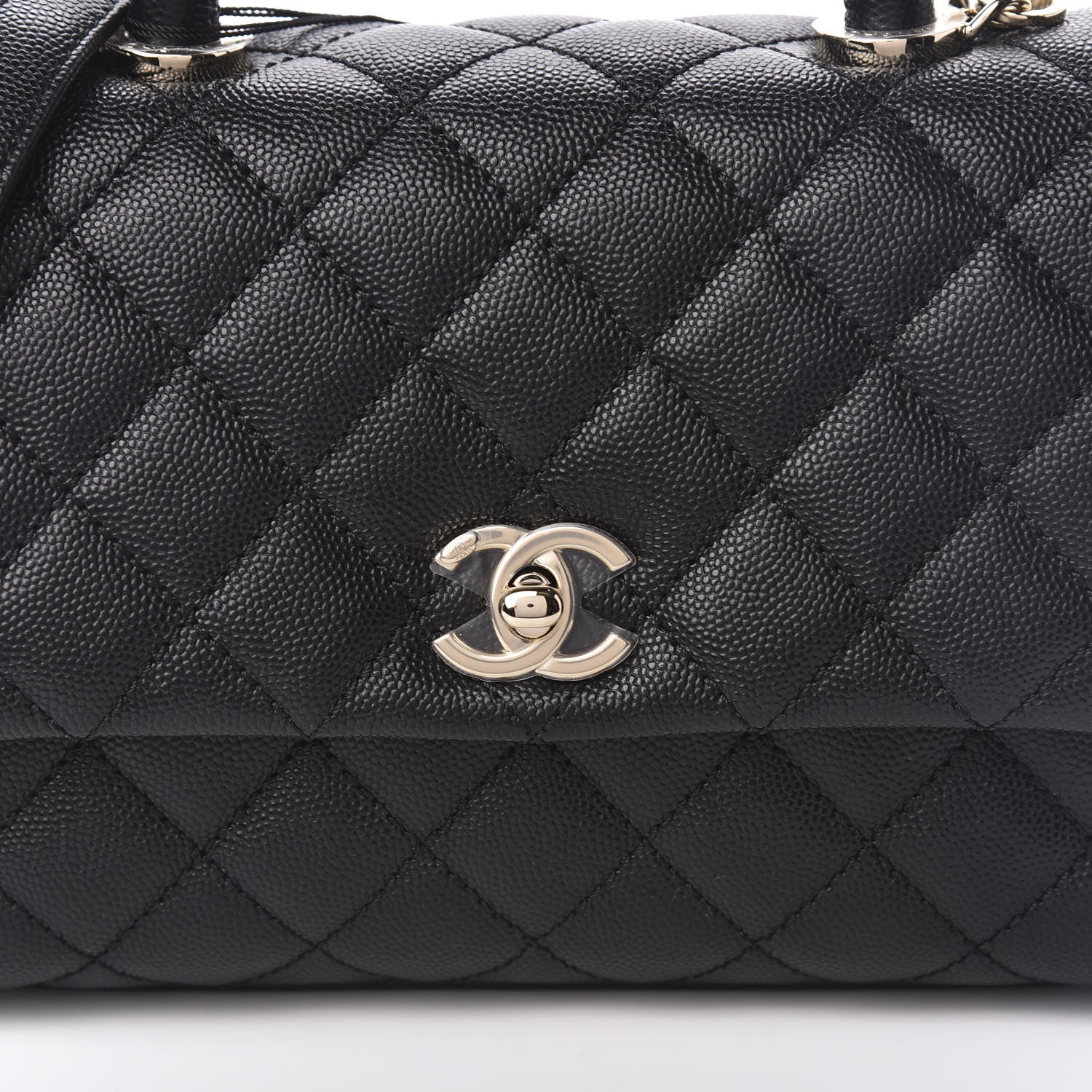 Chanel Caviar Quilted Mini Coco Handle Flap Black 10 of 11