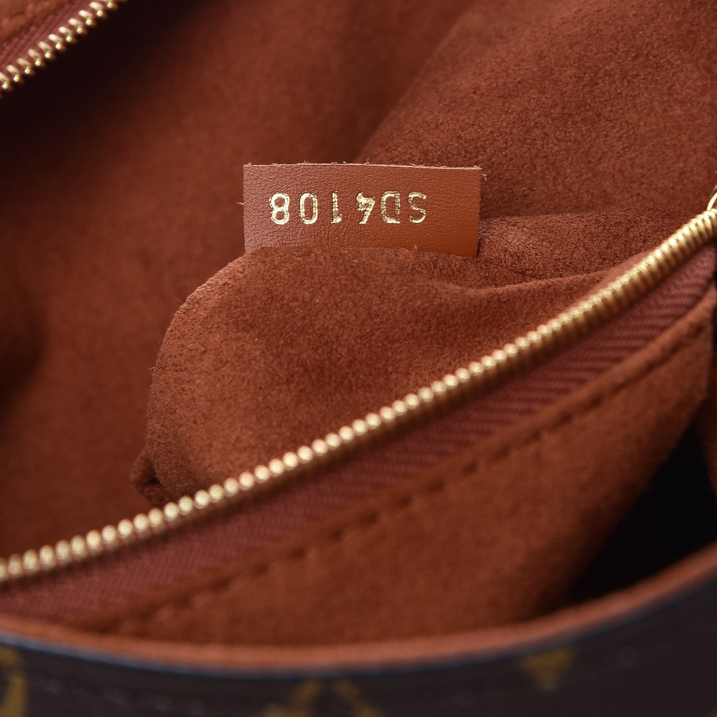 Monogram Flower Hobo Caramel