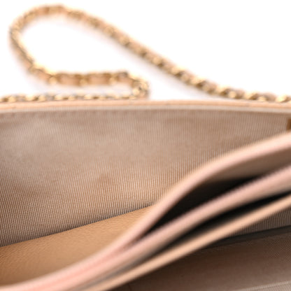 Chanel Caviar Quilted Wallet On Chain WOC Beige 7 of 14