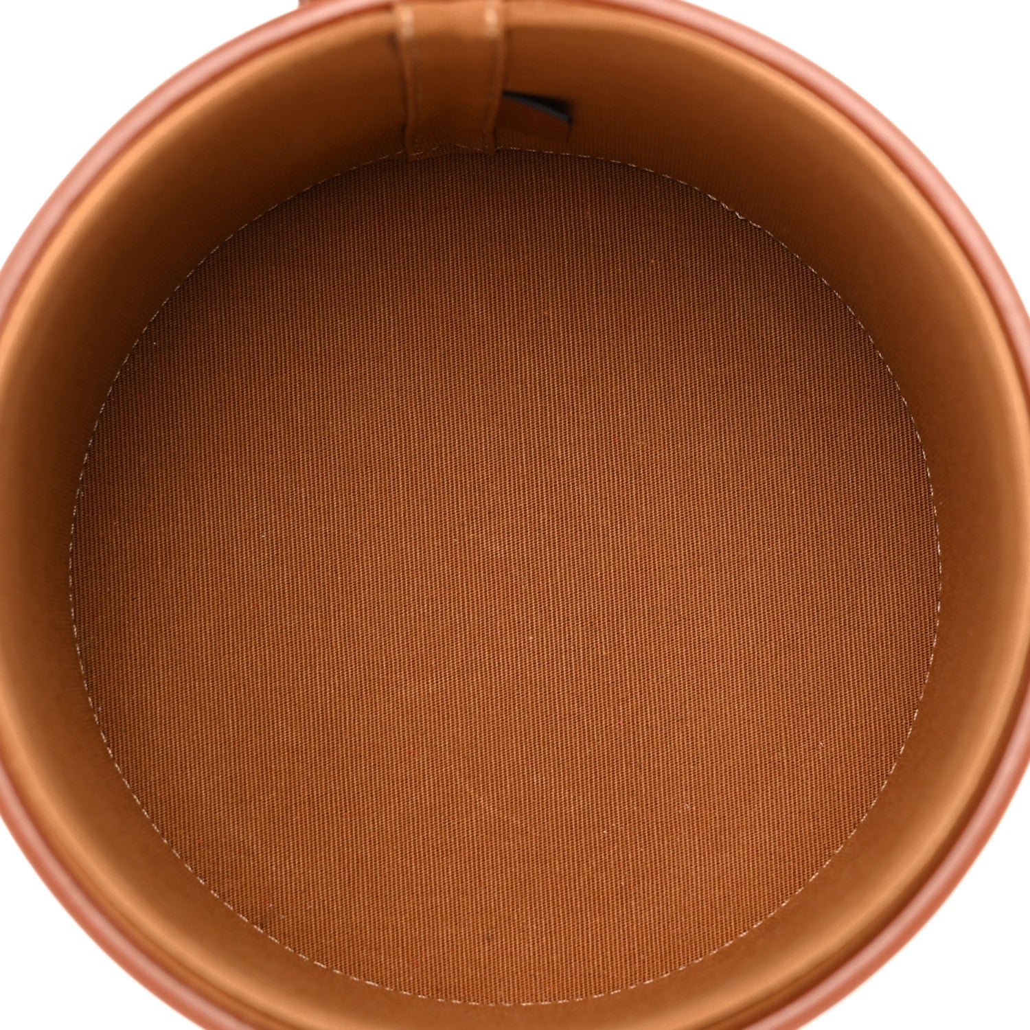 Celine Calfskin Triomphe Canvas Medium Tambour Bag Tan 5 of 10