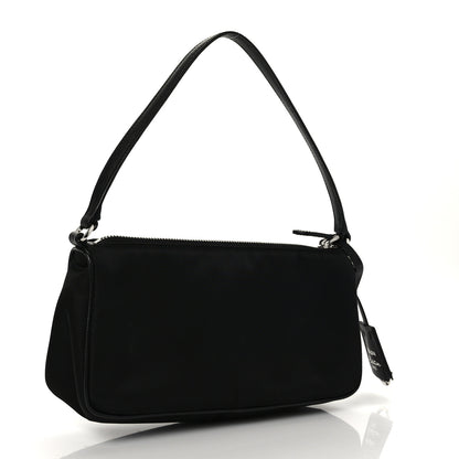 Prada Nylon Saffiano Mini Re-Edition 2005 Bag Black 3 of 8