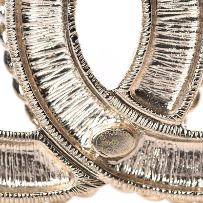 Chanel Pearl Crystal April In Paris CC Brooch Gold 4 of 5