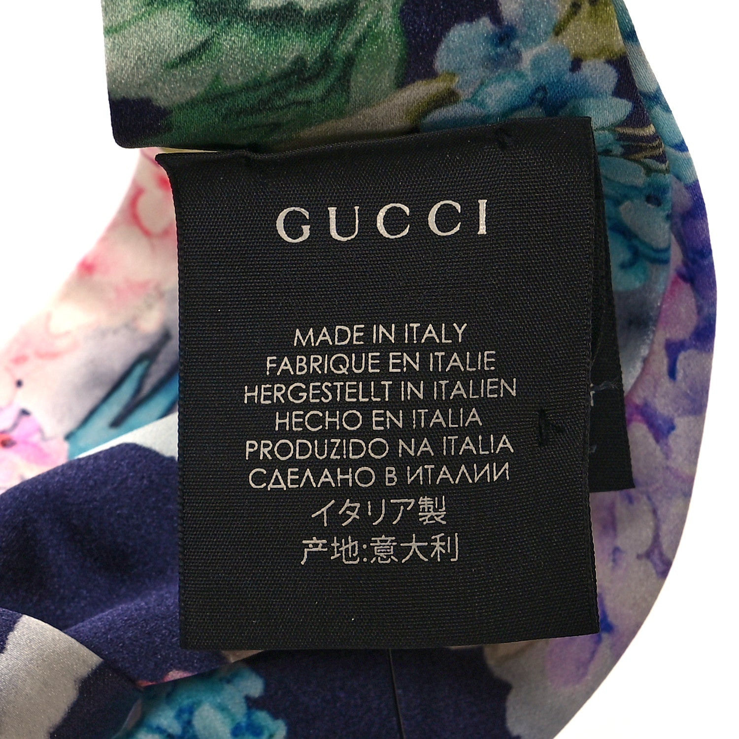 Gucci Silk Hortensin Duchesse Headband Multicolor 3 of 3