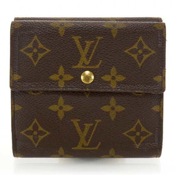 Monogram Porte-Monnaie Billets Cartes Credit Wallet