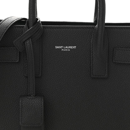 Saint Laurent Grained Calfskin Nano Sac De Jour Black 8 of 10