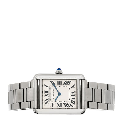 Cartier Stainless Steel 24mm Tank Solo Quartz Watch 2 of 5