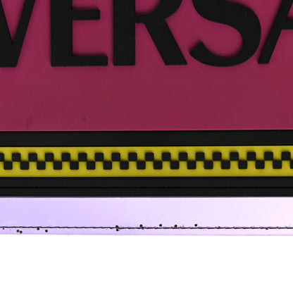 Versace Vinyl Rubber Calfskin 90s Logo Pouch Multicolor 7 of 9