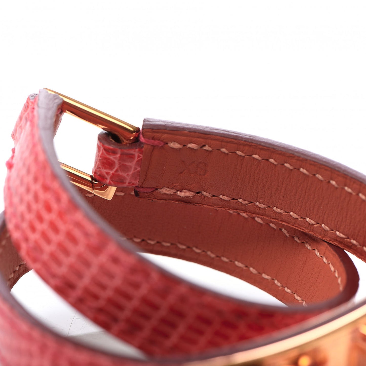 Lizard Rivale Double Tour Bracelet XS Bougainvillea