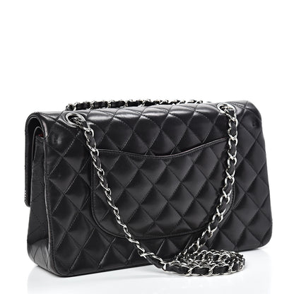 Chanel Lambskin Quilted Medium Double Flap Black 2 of 13