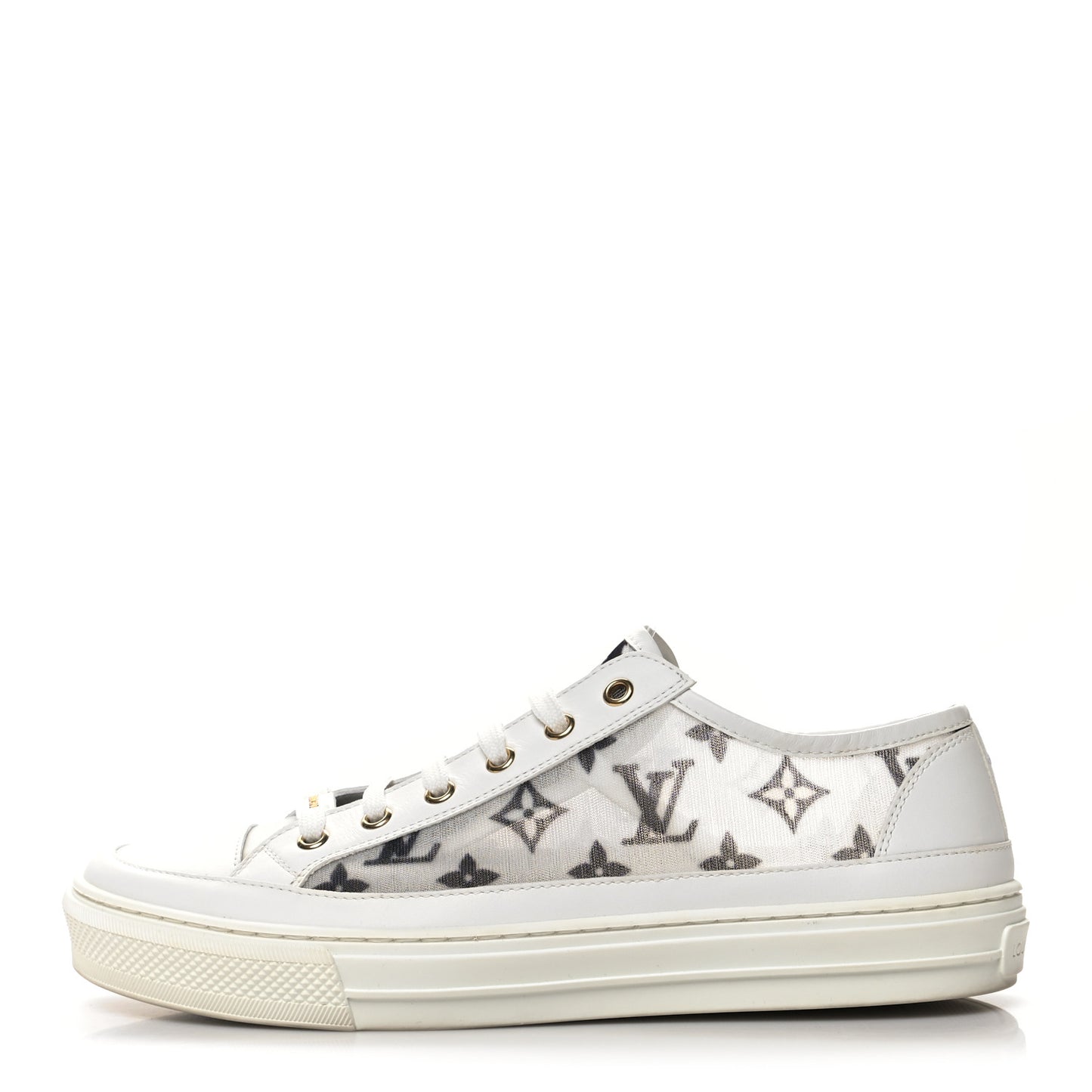 Technical Fabric Calfskin Monogram Stellar Sneakers 40 Black