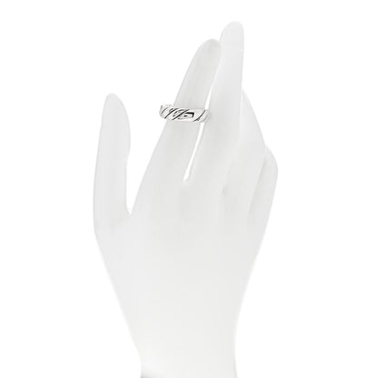 David Yurman Sterling Silver 6mm Sculpted Cable Band Ring 53 6.5 2 of 4